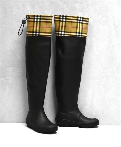 Burberry tall rain boots sale